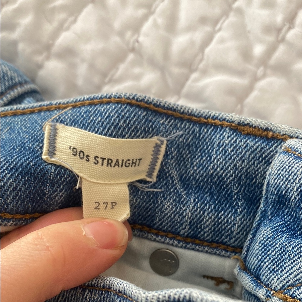 Madewell Womens 90s Straight Jeans Petite Length - Picture 5 of 5
